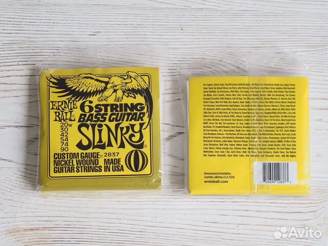 Струны Ernie Ball 20-90 для Fender Squier Bass VI