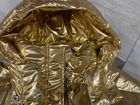 Пуховик Elumin золотой куртка зимняя объявление продам