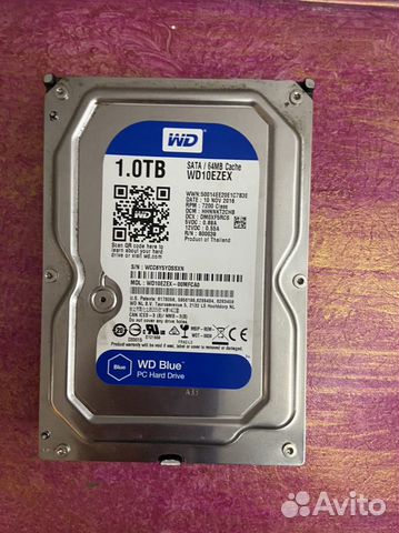 Жесткий диск wd blue 1tb установка