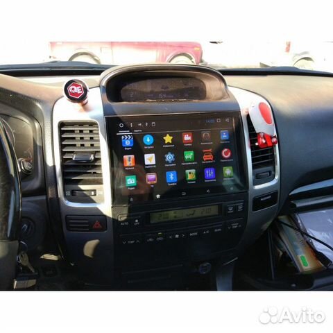 Штатная магнитола для Toyota Prado 120 на Android