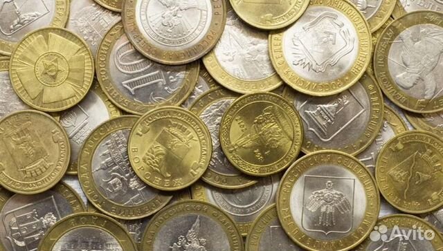 Юбилейные монеты биметалл 10 рублей