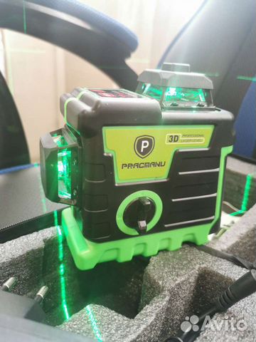 3D, 4D зелёный лазерный уровень новый
