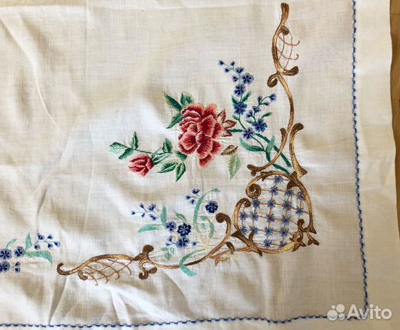 Салфетка/дорожка на стол вышивка винтаж