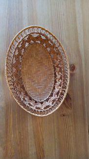 Тарелка соломенная