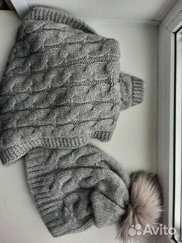 Набор шапка шарф женский