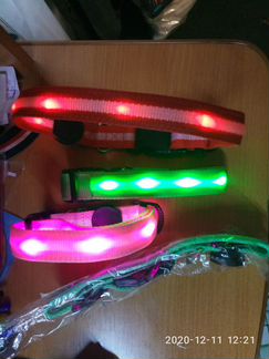 Светящийся светодиодный ошейник