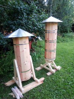 Колода вертикальная из кедра