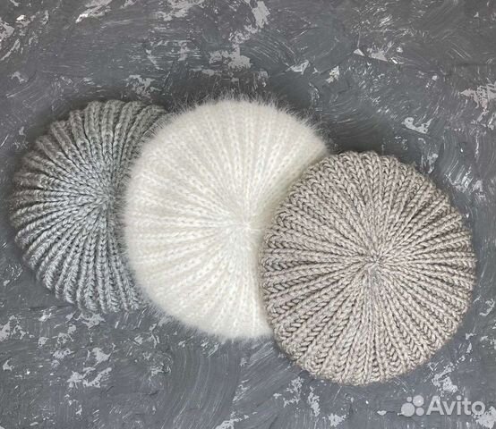 Берет вязаный