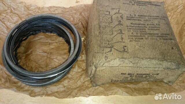 Комплект поршневых колец времен СССР для заз 965