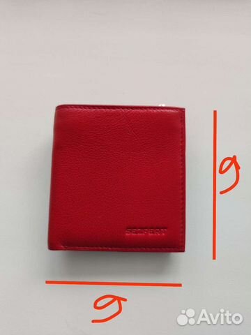 Кошелек женский красный