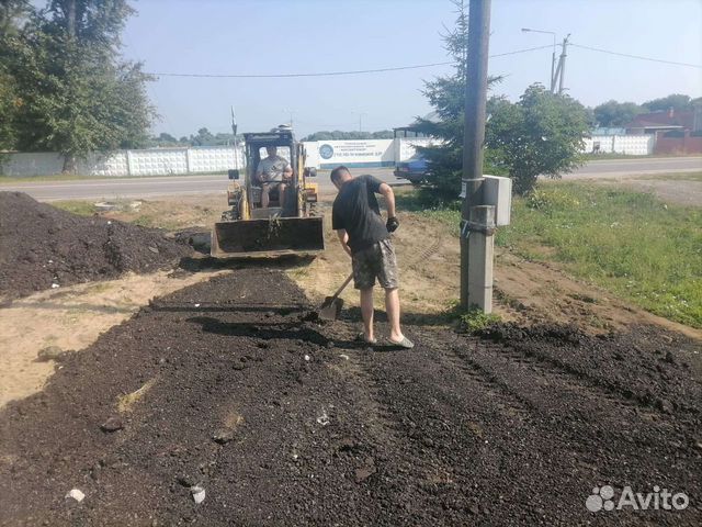 Грунт плодородная земля песок щебень асфальтная