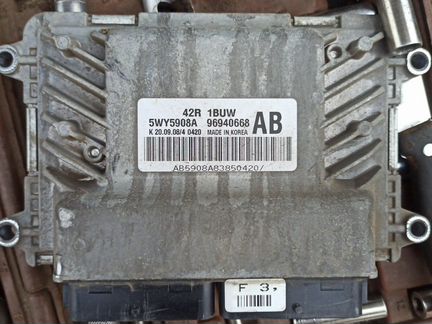 Блок управления двигателем daewoo nexia 1,6