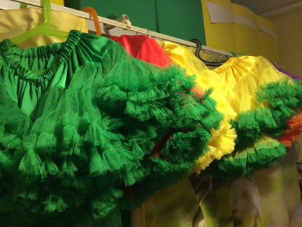 Карнавальные костюмы, юбки-американки прокат фрукт