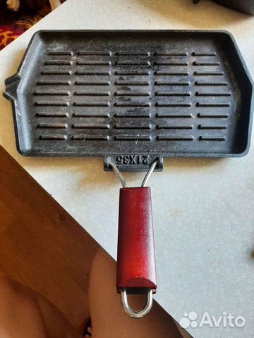 Чугунная сковородка гриль