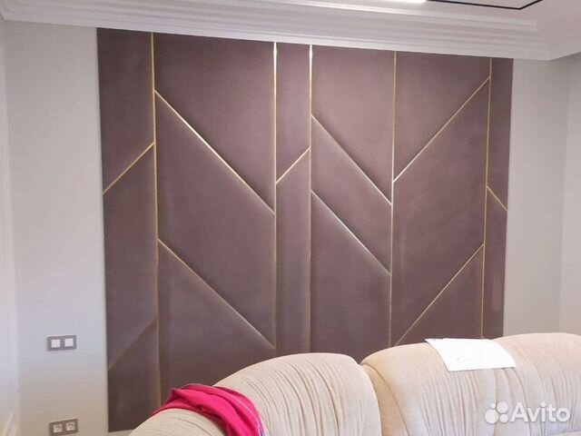 Мягкие стеновые панели с профилем