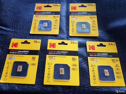 Micro SD XC HC UHS I u1 u3 Скоростная 4k Оригинал