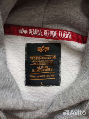 Худи alpha industries