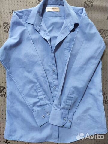 Рубашка синяя на мальчика