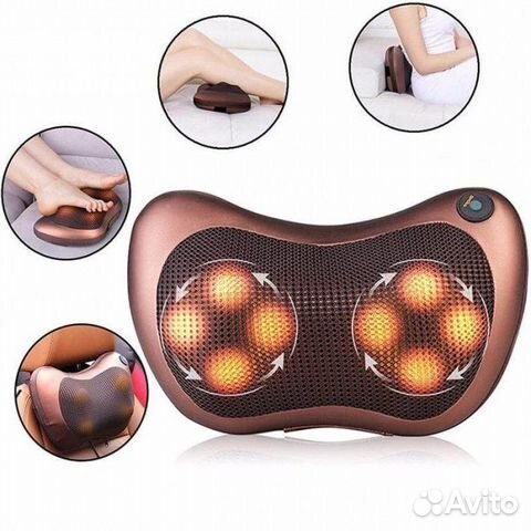 Массажная роликовая подушка