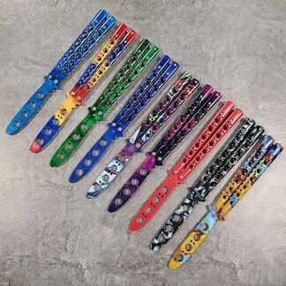 Нож бабочка тренировочный (cs go) balisong