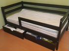 Детская кровать от 3 лет с бортиками (береза) объявление продам