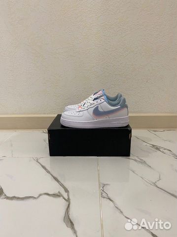 Nike Air Force 1 Low Blue and Pink