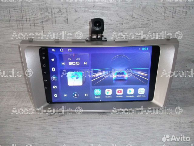 Магнитола 2DIN Toyota Camry Android с камерой
