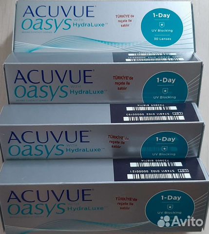 Линзы контактные однодневные Acuvue Oasys