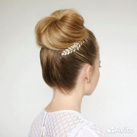 Бублик для волос светлый