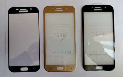Защитное стекло на Samsung galaxy a5(2016-2017)