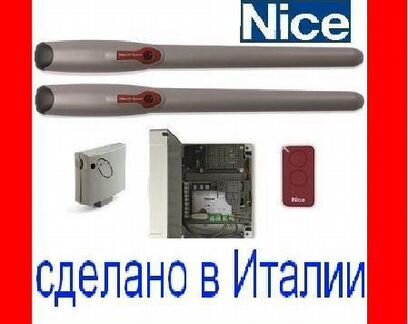 Скоростная автоматика распашных ворот nice HI-sped