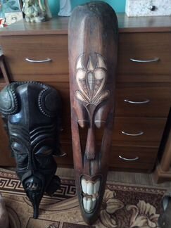 Африканская маска только светлая