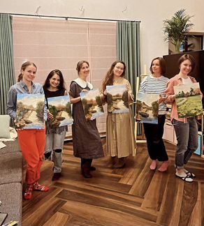 Преподаватель живописи, корпоративы, дни рождения