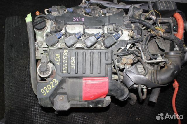 Двигатель в сборе на honda LDA 1.3 литра