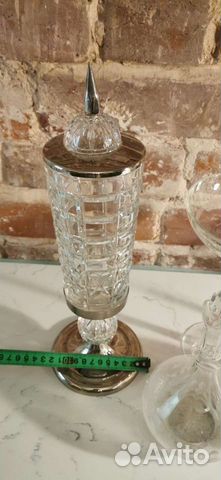 Ваза, кубок, хрусталь