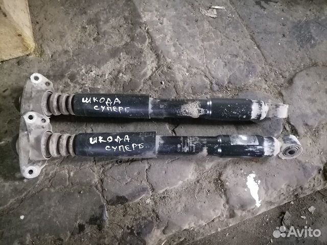 Задний амортизатор skoda superb