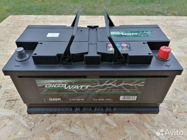 Автомобильный аккумулятор Gigawatt G88R (новый)