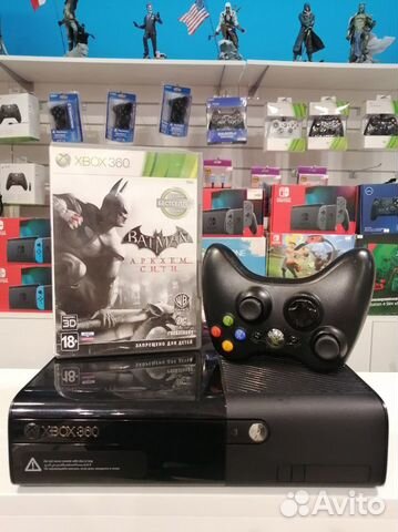 Xbox 360 + Batman Aркхем Сити (гарантия)
