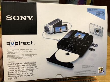 DVD рекордер sony VRD-MC6 оцифровка видео на диск