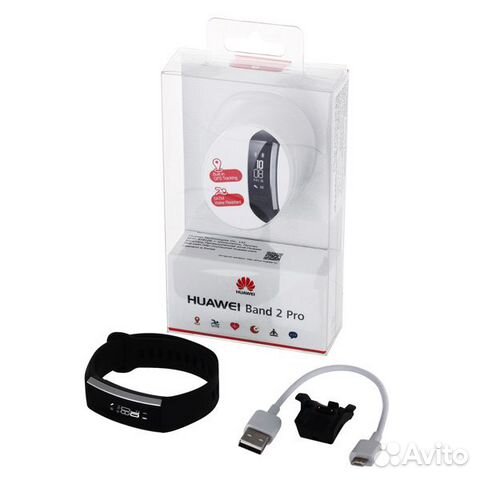 Фитнесс Браслет Huawei Band 2 Pro Black GPS