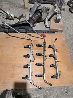 Топливная рейка с форсунками в сборе Лада