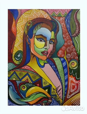 Портрет Ханде Эрчел. Интерьерная картина