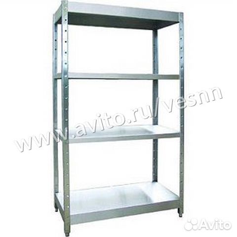 Стеллажи кухонные из нержавейки