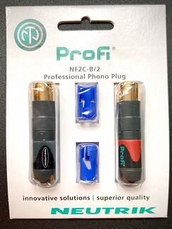 Neutrik NF2C-B/2 RCA разъем профессиональный