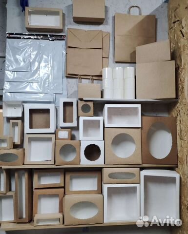 Коробка с окном /упаковка для свечей и подарков