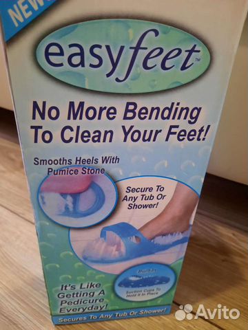 Массажный тапочек на присоске для мытья ног и масс