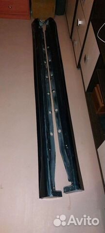 Накладки на пороги toyota 120