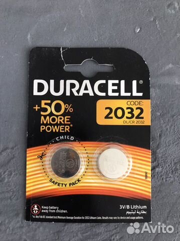 Батарейки duracell CR 2032 новые