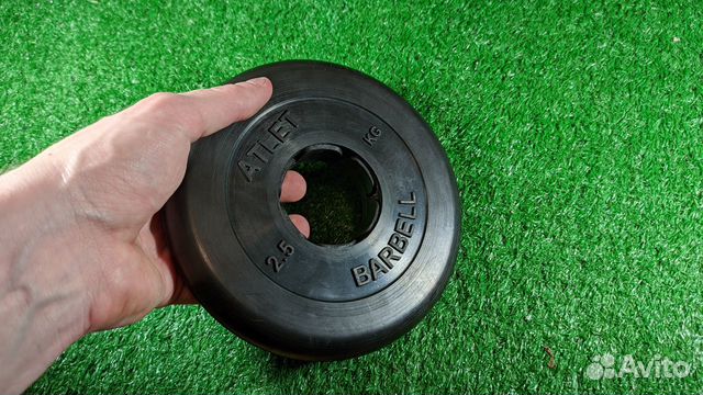 Диск Barbell Atlet - 2.5 кг Новый D50 (51мм)