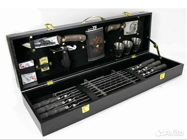 Подарочный шашлычный набор шампура